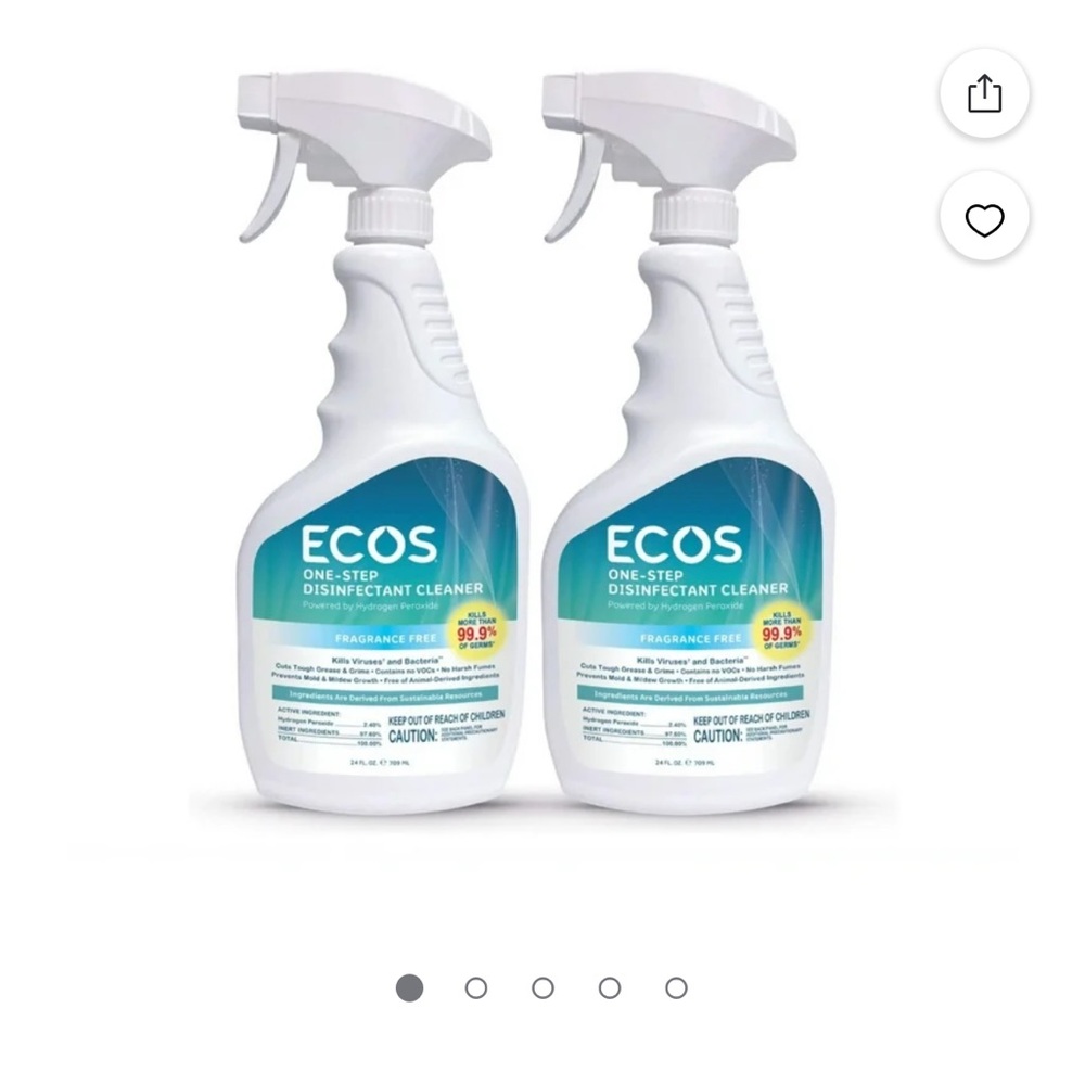 ECOS One-Step Disinfectant Cleanser(Pack of 2)